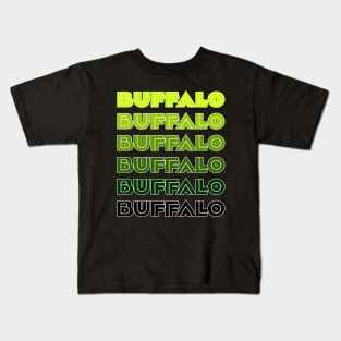 Green Buffalo Kids T-Shirt